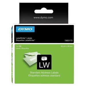 Dymo 1983173, 89mm x 28mm, biele adresné papierové štítky