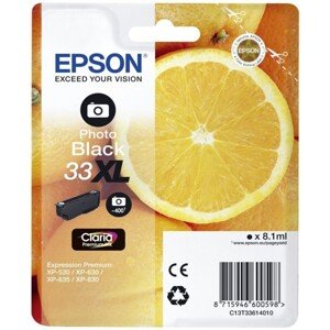 Epson T33614012, T33XL foto čierna (photo black) originálna cartridge