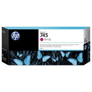 HP 745 F9K01A purpurová (magenta) originálna cartridge