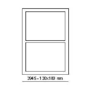 Samolepiace etikety 180 x 130 mm, 2 etikety, A4, 100 listov