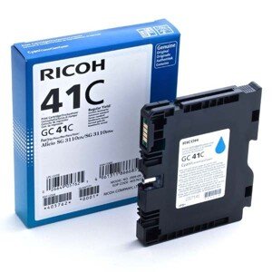 Ricoh GC41HC 405762 azúrová (cyan) originálna gélová cartridge