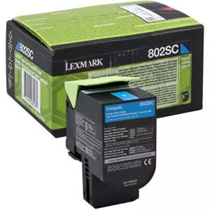 Lexmark 80C2SC0 azúrový (cyan) originálny toner