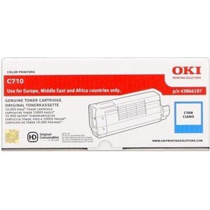 OKI 44318607 azúrový (cyan) originálny toner