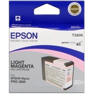 Epson T580600 svetle purpurová (light magenta) originálna cartridge