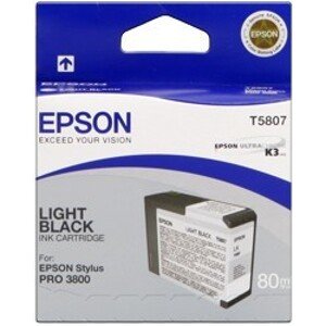 Epson T580900 svetle čierna (light light black) originálna cartridge