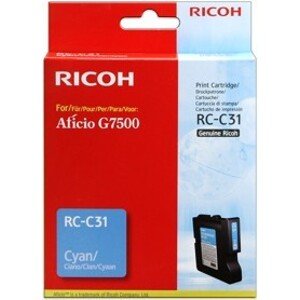 Ricoh 405505 azúrová (cyan) originálna gélová cartridge
