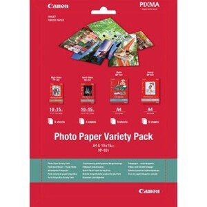 Canon Photo Paper Variety Pack VP-101 0775B079, 20ks, biely, foto papier