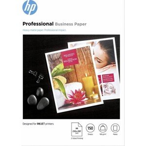 HP PROF MATTE FSC 7MV79A, 180 g/m2, A4, 150ks, matný, biely, foto papier