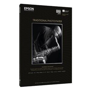 Epson Traditional Photo Paper S045051 C13S045051, 330 g/m2, A3+, 25ks, saténový, biely, foto papier