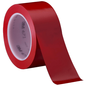 3M 471 PVC lepiaca páska, 100 mm x 33 m, červená