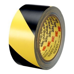 3M 5702 PVC páska žlto-čierna, odolná voči oderu, 50 mm x 33 m