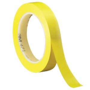 3M 471 PVC lepiaca páska, 12 mm x 33 m, žltá