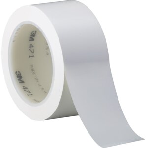 3M 471 PVC lepiaca páska, 75 mm x 33 m, biela