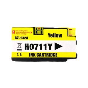 Kompatibilná kazeta s HP 711 CZ132A žltá (yellow)