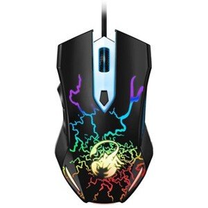 Genius Myš GX Gaming 31040002400, 2000DPI, optická, 6tl., drátová USB, černá