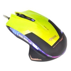 E-blue Myš Mazer R EMS124GR(1), 2400DPI, optická, 6tl., drátová USB, zelená