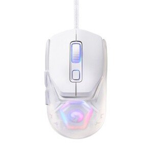 Marvo Myš FIT LITE G1 FIT LITE G1 WH, 12000DPI, optika, 7tl., drátová USB, bílá, herní, RGB podsvícení