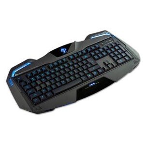 E-blue Auroza EKM701BKUS-IU, klávesnice US, herní, podsvícené okraje typ drátová (USB), černá