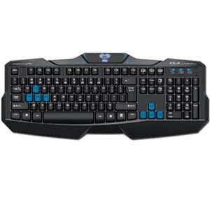 E-blue Cobra EKM746 EKM746BKCZ-IU, klávesnice CZ/SK, herní, drátová (USB), černá