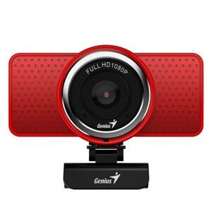 Genius 32200001407, Full HD Webkamera ECam 8000, 1920x1080, USB 2.0, červená, Windows 7 a vyšší, FULL HD, 30 FPS