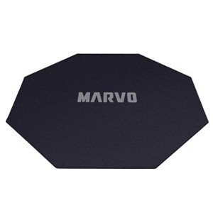 Herní podložka pod křeslo GM02BK, Marvo, GM02, 1100 x 1100 x 2 mm, černá, protiskluzová
