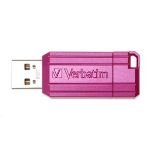 VERBATIM 49056, Flash Disk 32GB Hi-Speed Store 'n' Go, Pinstripe, USB 2.0, Hot růžová