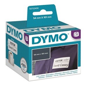 Dymo 99014, S0722430, 101mm x 54mm, biele papierové štítky
