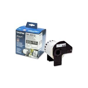 Brother DK-22212, 62mm x 15,24m, potiahnutá fóliou, originálna kontinuálna rolka