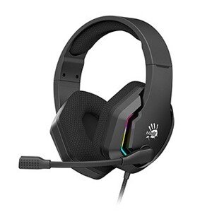 A4Tech Bloody G260P G260P-BK, sluchátka s mikrofonem, ovládání hlasitosti, černá, herní sluchátka, 3.5 mm jack + USB