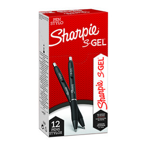 Sharpie 2136599, gélové pero S-Gel, červené, 12ks, 0.7mm