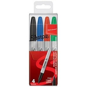Sharpie 1985858, popisovač Fine, mix farieb, 4ks, 0.9mm, permanentný, blistr