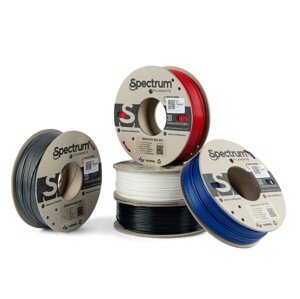 Spectrum 80749 3D filament, ASA 275, 1,75mm, 5x250g, mix Polar White, Deep Black, Silver Star, Navy Blue, Bloody Red