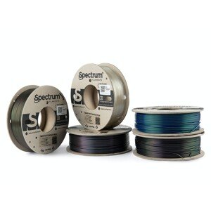 Spectrum 80752 3D filament, Premium PLA Essentials, 1,75mm, 5x250g, mix Wizard Indigo, Wizard Green, Wizard Charcoal, Caribbean B
