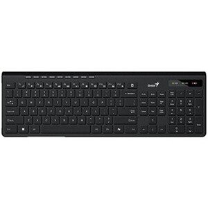 Genius Slimstar 7230 Copilot 31310021411, klávesnice AA, CZ/SK, multimediální, slim typ bezdrátová, černá
