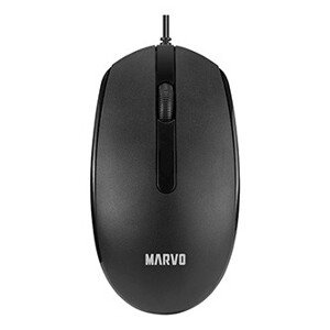 Myš drátová, Marvo MS003 MS003 BK, černá, optika, 1000DPI