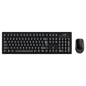 Genius KM-8101 COPILOT 31340014413, sada klávesnice s bezdrátovou optickou myší, 1x AAA, 1x AA, CZ/SK, multimediální, nízkoprofilová typ bezdr