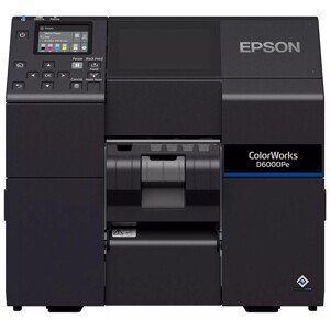 Epson ColorWorks D6000 (Pe) C31CL90202 farebná tlačiareň štítkov, peeler, disp., USB, Ethernet, black
