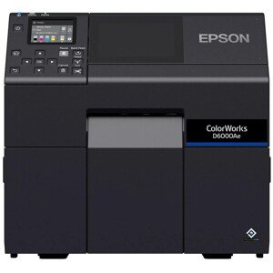 Epson ColorWorks D6000 (Ae) C31CL90102 farebná tlačiareň štítkov, cutter, disp., USB, Ethernet, black