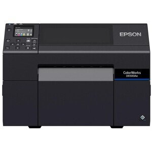 Epson ColorWorks D6500 (Ae) C31CL91102, farebná tlačiareň štítkov, cutter, disp., USB, Ethernet, black