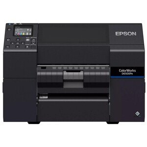 Epson ColorWorks D6500 (Pe) C31CL91202, farebná tlačiareň štítkov, peeler, disp., USB, Ethernet, black