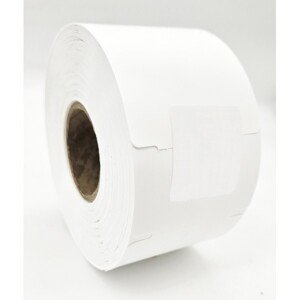 Nelepiace etikety z PVC, 58x101 mm, 500 ks, pre TTR, biele, rolka