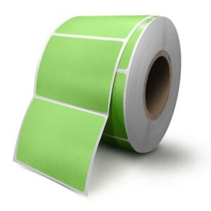 Samolepicí etikety 100x150 mm, 350 ks, žluté papírové pro TTR, role