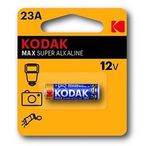 Baterie jednorázová alkalická, speciální, A23, 12V, Kodak, blistr, 1-pack, KOD-23A, alkalická