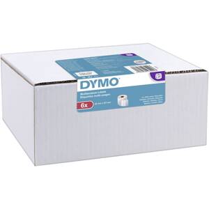 Dymo 11354, 2093094, 57mm x 32mm originálne papierové štítky, 6ks