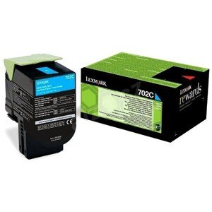 Lexmark 70C20C0 azúrový (cyan) originálny toner