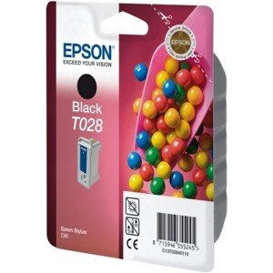 Epson C13T028401 čierna (black) originálna cartridge