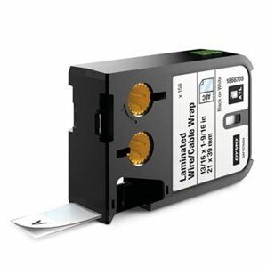 Dymo XTL 1868705, 21mm x 39mm, 150ks, čierna tlač/biely podklad, laminované originální štítky