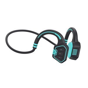 EVOLVEO BoneSwim MP3 16GB, bezdrôtové slúchadlá na lícne kosti, modrá