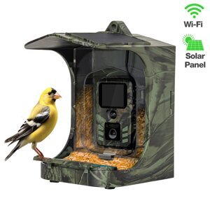 EVOLVEO StrongVision BirdFeeder - Inteligentné kŕmidlo pre vtáky s kamerou a solárnym panelom