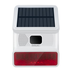 EVOLVEO bezdrôtová siréna so solárnym napájaním pre SecuPro